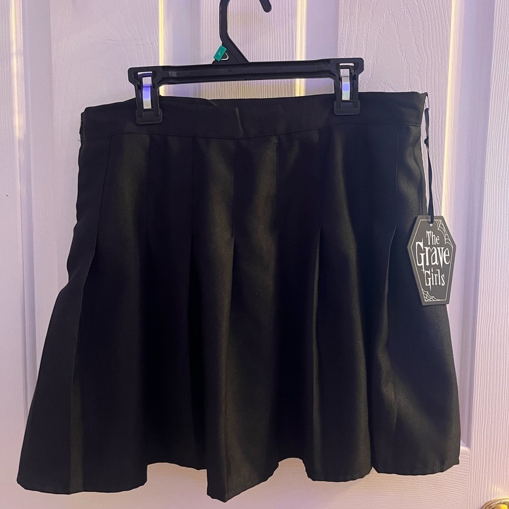 Dolls Kill Pleated Mini Skirt